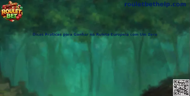 Guía de ruleta europea con un cero